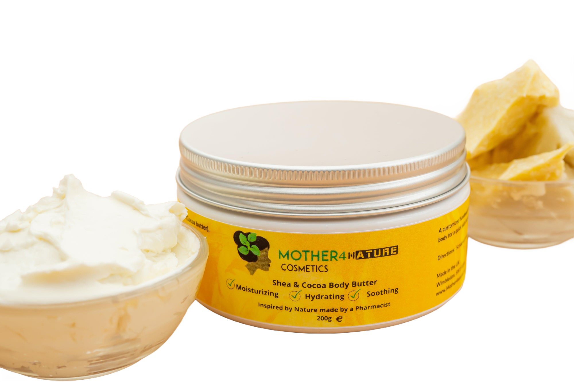 Organic Dry skin remedy, Shea & Cocoa Body Butter