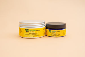 Front 200g and 100g Dry skin remedy Shea and cocoa Body butter